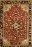 TÄbriz fein, Persien, ca. 10 Jahre, Korkwolle mit Seide, ca. 304 x 200 cm, SchÄtzwert: 5800.- EURO, ca. 550.000 Kn/qm, EHZ: 2. Edler ...