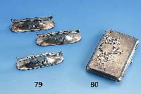 12 MesserbÄnkchen, WMF um 1905/10, L. ca. 8.5 cm, passend zu Kat.-Nr. 05-49, 51 und 52
