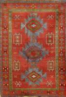 Kazak, Rußland, um 1930, Wolle auf Wolle, ca. 192 x 137 cm, SchÄtzwert: 1800.- EURO, EHZ: 2-3