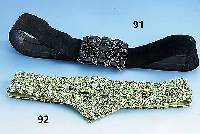 GÜrtel, Österreich, um 1965, Swarovski, Kristallglassteine nach der Farbskala von 1973 Peridot u. Crystal Aurore Boreale, PlÄttchen u. ...