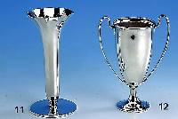 Kleine Polkalvase, Amerika 925 Silber, TIFFANY & CO, signiert u. numeriert, ca. 220 g, ca. 17 cm, Boden leicht inegal