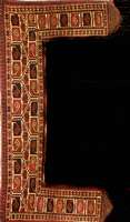 Erzari Kapunuk, Turkmenistan, ca. 60 Jahre, Wolle auf Wolle, ca. 188 x 152 cm, SchÄtzwert: 1100.- EURO, EHZ: 2, Selten und SammelwÜrdig.
