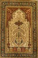 Hereke Sign fein, TÜrkei, ca. 40 Jahre, reine Naturseide, ca. 97 x 66 cm, SchÄtzwert: 3500.- EURO, ca. 1,0 Mio. Kn/qm, EHZ: 2. Parad ...