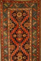 Karabagh, Rußland, um 1920, Wolle auf Wolle, ca. 198 x 103 cm, SchÄtzwert: 2200.- EURO, EHZ: 3
