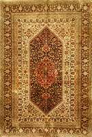 Ghom Seide, Persien, ca. 20 Jahre, reine Naturseide, ca. 206 x 139 cm, SchÄtzwert: 2100.- EURO, EHZ: 3, (reinigungsbed.), glanzre icher ...