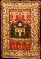 Tulpen Ladik Zentralanatolien TÜrkei, 19. J ahrhundert datiert, Wolle auf Wolle, ca. 182 x 130 cm, SchÄtzwert: 5200,- EUR, Ehz: 3. Natur farben, ...