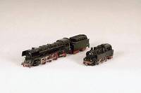 Lok, MÄrklin, 50er/60er Jahre, Spur HO, Metall, TM 800, lt. Einl. funktionsfÄhig, im orig. Karton, l. bespielt, altersbed. guter Zustand, ...