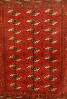 Buchara, Tukmenistan, ca. 50 Jahre, Wolle auf Wolle, ca. 141 x 119 cm, SchÄtzwert: 950.- EURO, EHZ: 3