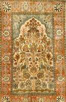 Kashmir, Indien, ca. 10 Jahre, ca. 193 x 123 cm, SchÄtzwert: 950.- EURO, EHZ: 2. Flor seidig. (Paradiesgarten)