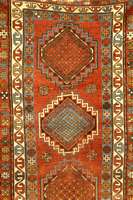 Kazak, Russland, um 1900, Wolle auf Wolle, ca. 192 x 108 cm, Schätzwert: 1500.- EURO, EHZ: 4-5