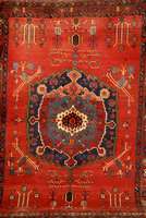 Afshar, Persien, um 1940, Wolle auf Baumwolle, ca. 227 x 170 cm, SchÄtzwert: 1650.- EURO, EHZ: 3