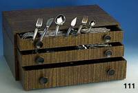 Besteck fÜr 12 bzw. 6 Personen, 800er Silber, WMF, 70er Jahre, best. aus: 12 Messer (Griffe gefÜllt, Klingen Stahl), 12 Gabeln, 12 LÖffel, 12 ...