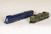 E-Lok, MÄrklin, 1987, Spur HO, Guß/Metall, Nr. 3329, BR 191 DB, Betr.-Nr. 191099-1, dreiteilige Gelenkbauart, unbespielt, nur ein Probelauf, ...