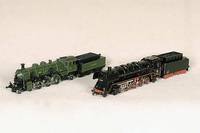 Dampflok, MÄrklin, 1988, Spur HO, Guß/Metall , Nr. 3092, Serie S 3/6, grÜn, Betr.-Nr. 3673 , Zylinder OHNE Aufdruck, vitrinengepflegt, min. ...