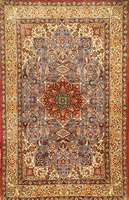 Esfahan fein sign.(Sayrafian), Zentralpers ien, ca. 10 Jahre alt, Korkwolle mit und auf S eide, ca. 167 x 105 cm, SchÄtzwert: 4800.- EUR . Sehr ...