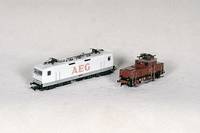 Lok, MÄrklin, Bj. 1994, Spur HO, Nr. 3441, BR 143, Betr.-Nr. 143001-6, Versuchsreihe, kleine Auflage, wird nicht mehr produziert, Aufschrift AEG, ...