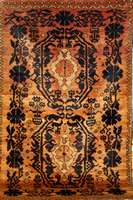 Beschir, Afghanistan, um 1930, Wolle auf Wolle, ca. 248 x 142 cm, Schätzwert: 1450.- EURO, EHZ: 3. Ölterer Beschir Teppich in schön er ...