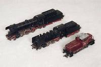Dampflok mit Tender, MÄrklin, 1963, Spur HO, Nr. 3005, lt. Einl. funktionsfÄhig, umgebaut fÜr den Einsatz im Digital-System, im orig. Karton, ...