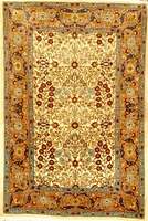 Hereke sign., Türkei, ca. 40 Jahre, reine Naturseide, ca. 103 x 70 cm, Schätzwert: 2900.- EURO, EHZ: 2. Ausgezeichneter Erhaltung szustand. Sehr ...