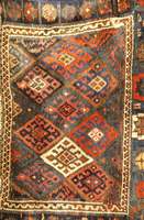 Jaf Taschenfront, Persien, um 1900, Wolle auf Wolle, ca. 90 x 54 cm, SchÄtzwert: 850.- EURO, EHZ: 3-4, freundliche Farbgestalt, Pflan zenfarben.