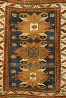 Kuba Shirwan, Russland, um 1920, Wolle auf Wolle, ca. 130 x 113 cm, Schätzwert: 2500.- EURO, EHZ: 3. Schöner Kaukase aus dem Schirwan -Gebiet. ...