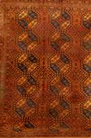 Erzari Antik, Afghanistan, um 1890, Wolle a uf Wolle, ca. 315 x 253 cm, Schätzwert: 1400.- EURO, EHZ: 4. Schöne G?l Musterung auf braune m Grund, ...
