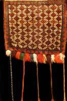 Ghaschgai Tasche, Persien, um 1910, Wolle auf Wolle, ca. 30 x 34 cm, SchÄtzwert: 950.- EURO, EHZ: 3-4. SammelwÜrdig.