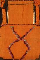 Salztasche Ghaschagi, Persien, um 1920, Wolle auf Wolle, ca. 39 x 37 cm, Schätzwert: 950.- EURO, EHZ: 3
