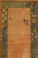 China, ca. 15 Jahre, Wolle auf Baumwolle, ca. 341 x 72 cm, SchÄtzwert: 480.- EURO, EHZ: 2-3. PastelltÖne bestimmen die Farbpallete die ses ...
