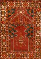 Erzari Gebetsteppich, Turkmenistan, um 1910, Wolle auf Wolle, ca. 107 x 89 cm, SchÄtzwert: 650.- EURO, EHZ: 3-4. Selten.