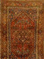Bidjar Antik, Persien, um 1880, Wolle auf Wolle, ca. 218 x 140 cm, Schätzwert: 3500.- EURO, EHZ: 4