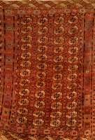 Buchara, Turkmenistan, um 1910, Wolle auf Wolle, ca. 224 x 159 cm, Schätzwert: 2200.- EURO, EHZ: 3. Eine Typische G?l Musterung auf eleganten ...