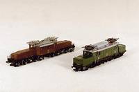 E-Lok, MÄrklin, 60er Jahre, Spur HO, Nr. 3322, umgebaut fÜr den Einsatz im Digital -System, grÜnes Krokodil, funktionsfÄhig, im orig. Karton, ...