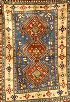 Yalameh, Persien, ca. 50 Jahre, Wolle auf Wolle, ca. 142 x 103 cm, SchÄtzwert: 850.- EURO, EHZ: 2
