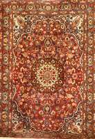 Mesched, Persien, ca. 20 Jahre, Wolle auf Baumwolle, ca. 307 x 200 cm, SchÄtzwert: 1250.- EURO, EHZ: 2. Ein Sonnenmedaillon beleg t den schÖnen ...