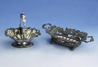 Zuckerschale, Odessa um 1841/43, 84er Silber, Vorgeherstempel Galkin, vgl. Postnikov -Loseva, 1995, S. 235, Nr. 3145 = Galkin Vladimier, im Stil ...