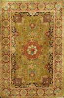 Esfahan Alt sehr fein, Zentralpersien, um 1 910/20, feine Korkwolle in sehr feiner KnÜpfun g, ca. 202 x 136 cm, SchÄtzwert: 5600,- EURO, Ehz: ...
