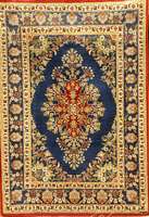 Hereke Seide, TÜrkei, ca. 30 Jahre, reine Naturseide, ca. 93 x 65 cm, SchÄtzwert: 2200.- EURO, EHZ: 2. Glanzreiche Seide.