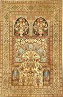 Esfahan fein sign, Persien, ca. 40 Jahre, Korkwolle mit und auf Seide, ca. 229 x 151 cm, SchÄtzwert: 6500.- EURO, ca. 1,0 Mio. Kn/qm, EHZ: 2. ...