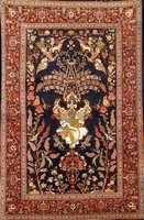 Keschan fein, China, ca. 20 Jahre, Korkwolle mit Seide, ca. 208 x 137 cm, SchÄtzwert: 4800.- EURO, EHZ: 2. Exzellente Wo llqualitÄt zeichnen ...