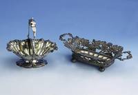 Anbietschale, Soest oder Bremen um 1835/40, Meistermarke LS im Rechteck unged., vgl. Rosenberg Band 3 S. 311, Nr. 4549 bzw. Rosen- berg Band 1, S. ...