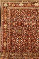 Keschan Mohtasham, Zentralpersien, 19. Jahr hundert antik, feine glanzreiche Korkwolle, ca . 423 x 303 cm, SchÄtzwert: 35000,- EURO, Ehz: 3-4. Es ...