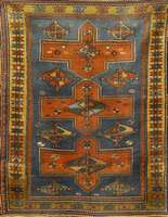 Shirwan, Kauakasus, um 1910/20, Wolle auf Wolle, ca. 160 x 130 cm, SchÄtzwert: 2300.- EURO, EHZ: 3. Altersbedingt guter Erhaltungszu stand. ...