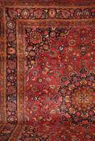 Mesched, Persien, ca. 30 Jahre, Wolle auf Baumwolle, ca. 418 x 354 cm, SchÄtzwert: 2900.- EURO, EHZ: 2. Sehr guter Zustand.