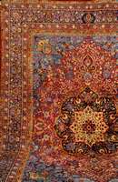 Maschad "Amoghli" fein, Zentralpersien, um 1910 antik, feine Wolle auf Baumwolle, ca. 470 x 325 cm. Feiner und edler KnÜpfteppich der be ...