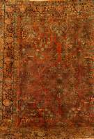 Sarogh (US Re-Import), Westpersien, um 1900 antik, feine Wolle auf Baumwolle, ca. 357 x 27 1 cm, EHZ: 3-4. Antiker Re-Import in Typischer Muster ...