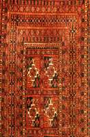 Tekke Tschowalfront, Turkmenistan, um 1920, Wolle auf Wolle, ca. 95 x 32 cm, SchÄtzwert: 550.- EURO, EHZ: 5, geschnitten