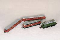 Triebwagenzug, MÄrklin-HAMO, 70er Jahre, Spur HO, Nr. 8376, rot, fast neuwertiger Zustand, im orig. Karton, Fkt. nicht geprÜft, unbespielt, ...