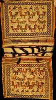 Doppeltasche Ghaschgai, Persien, um 1880, Wolle auf Wolle, ca. 98 x 47 cm, SchÄtzwert: 1200.- EURO, EHZ: 2. Interessante Anike Tasche die ...