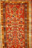 Ghaschgai, Persien, ca. 60 Jahre, Wolle auf Wolle, ca. 217 x 120 cm, SchÄtzwert: 850.- EURO, EHZ: 3-4. Seltenes Gabbeh Muster.